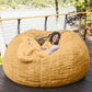 Purpose Giant Fluffy Fur Bean Bag